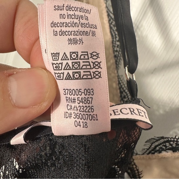 Victoria's Secret Dream Angels Black Lace‎ Chemise Slip Dress, M, whimsigoth - Picture 10 of 15